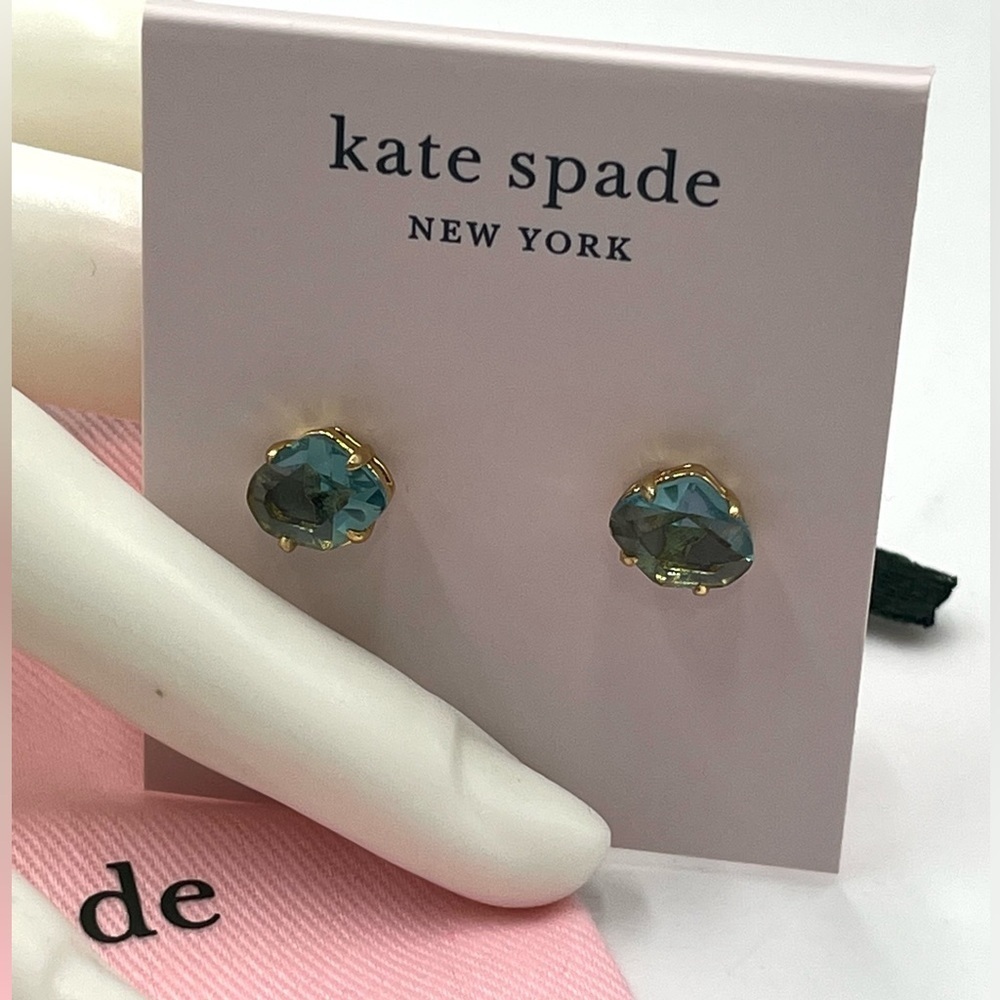 Kate Spade New York Treasure Trove Blue Stud Earrings New